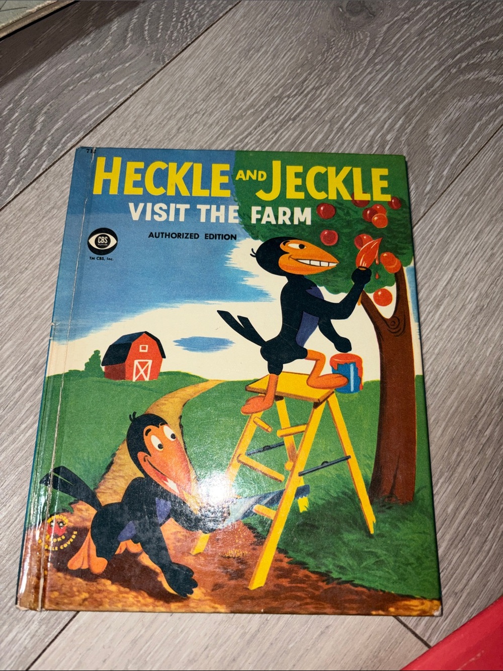 Heckle and Jeckle Visit The Farm Illustrated Hardcover - Colorful Cartoon Cover